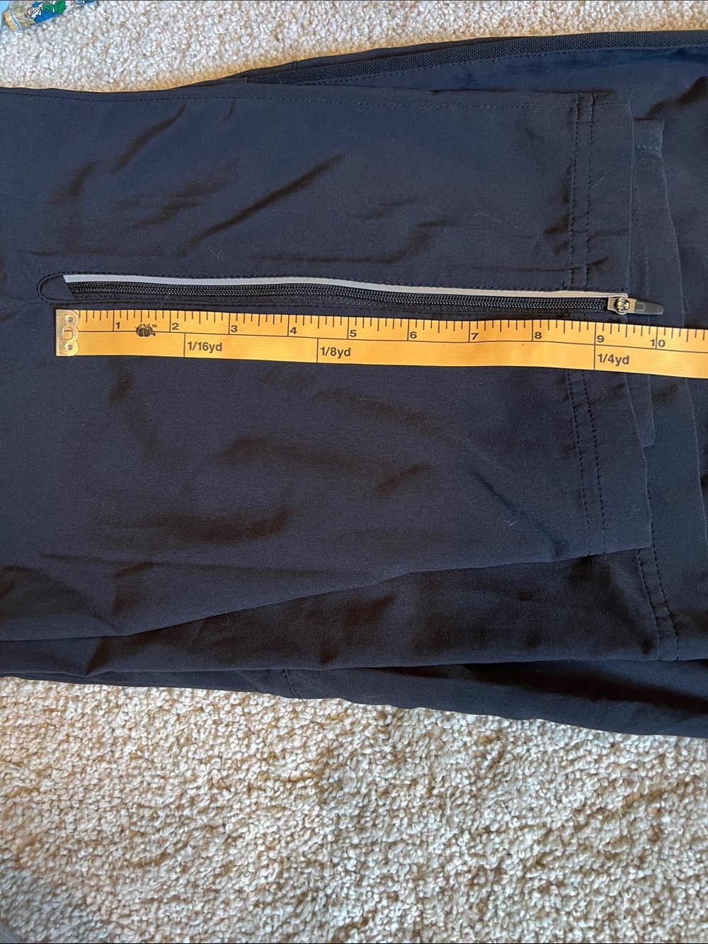 Nike Blue Dri-fit track Pants with White Swoosh - Picture 9 of 9